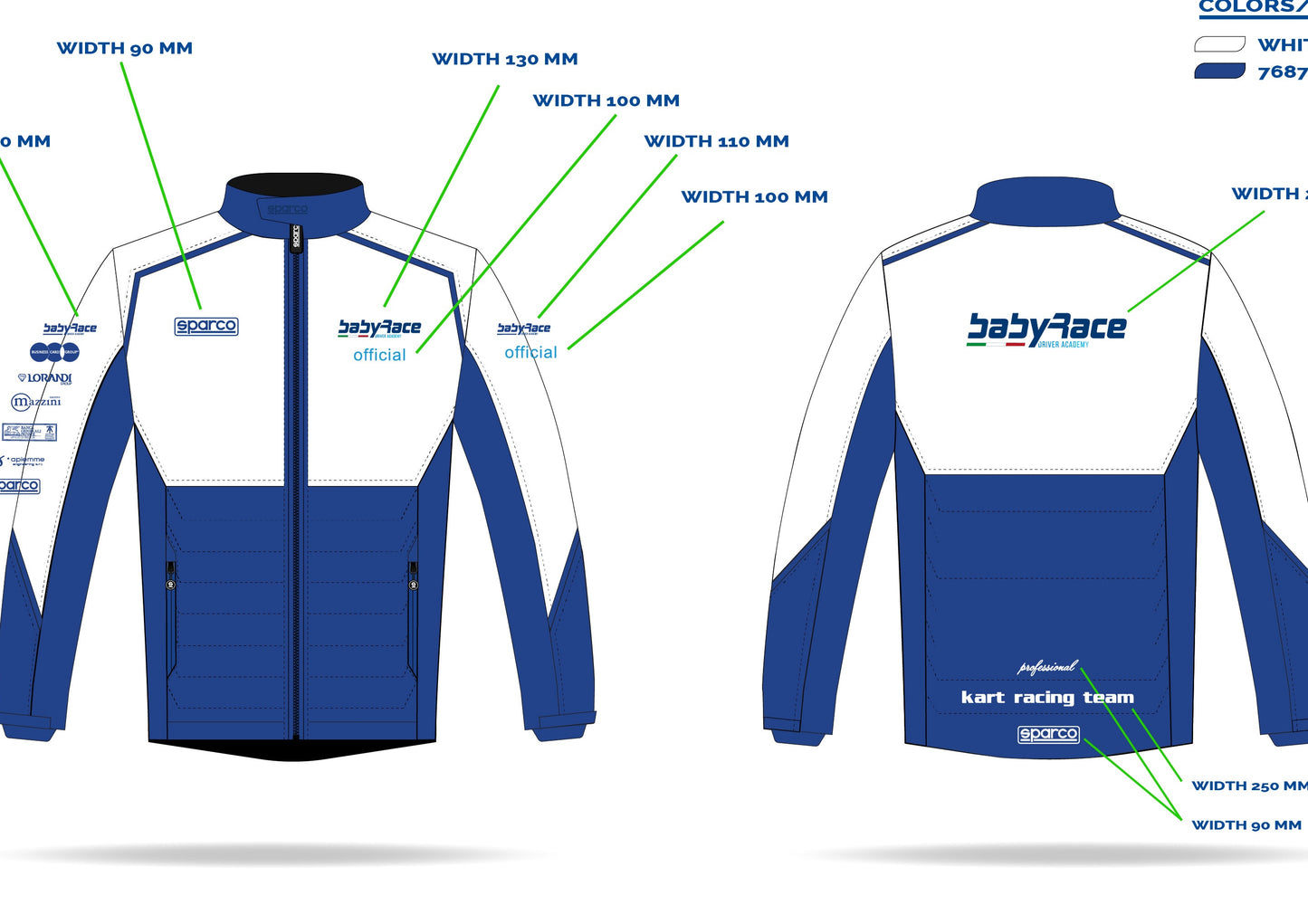JACKET SOFT SHELL SPARCO X BABYRACE
